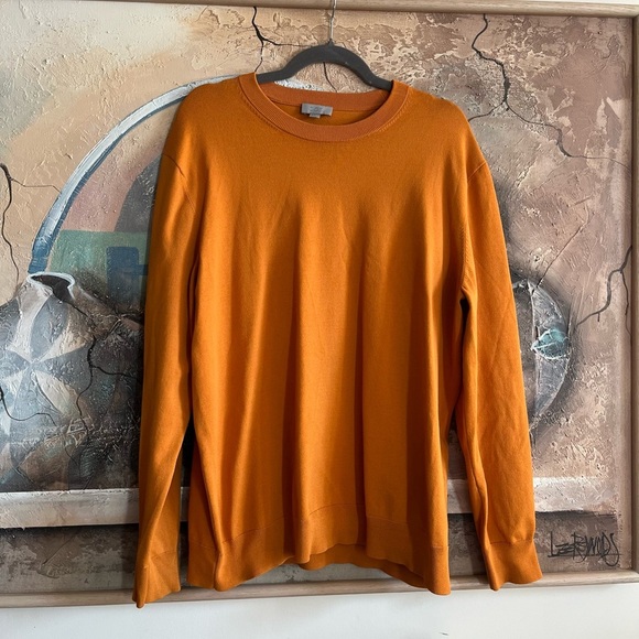 COS Fall Orange Crewneck Sweater - Picture 1 of 14